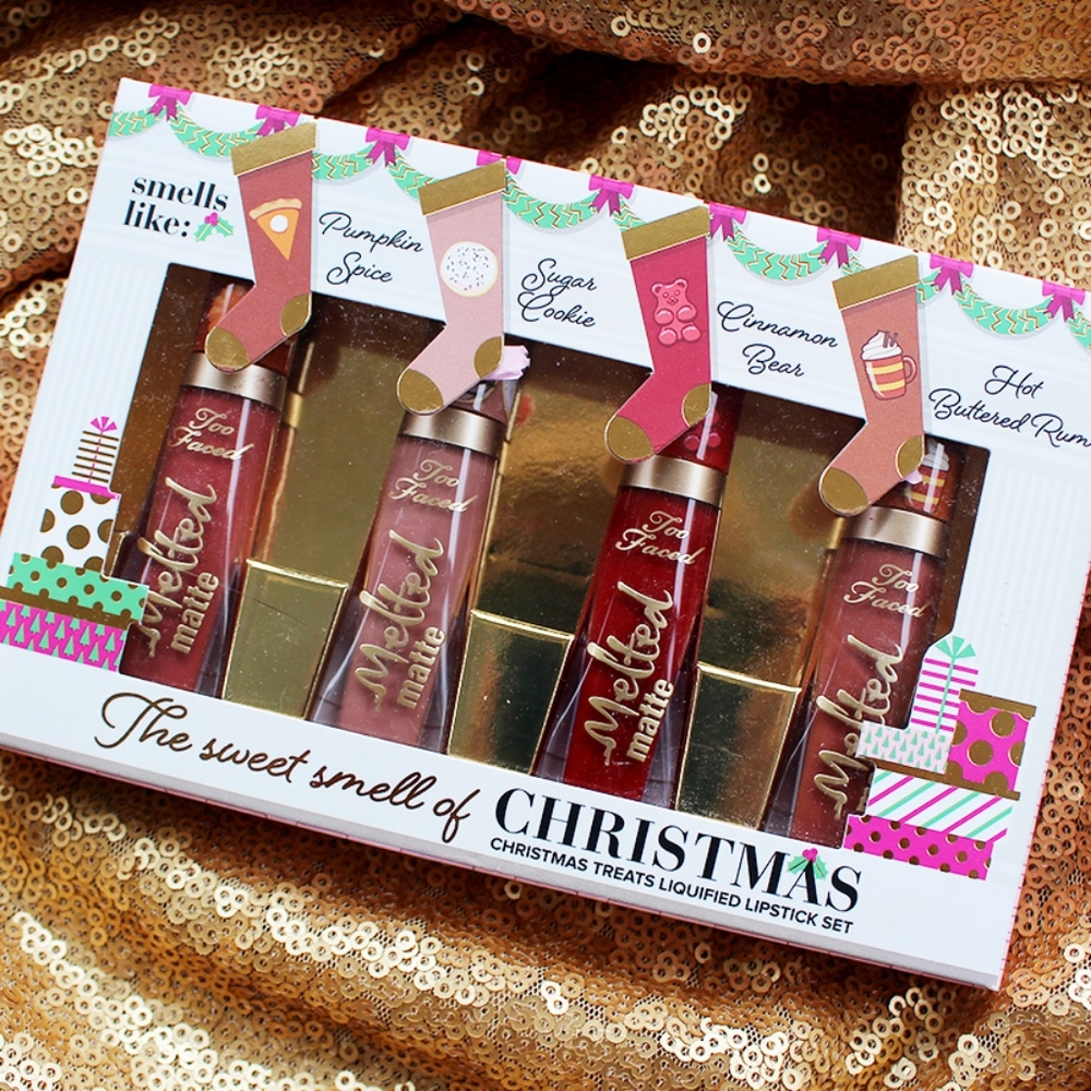Too Faced Melted Matte– The Sweet Smell of Christmas Liquified Lipstick Set